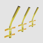 Street Light Wall Stand – 45° – 1.25″ | 30MM - Image 2