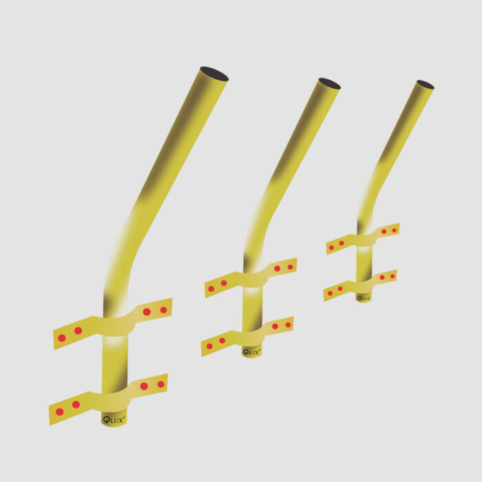 Street Light Wall Stand – 45° – 1.25″ | 30MM - Image 2